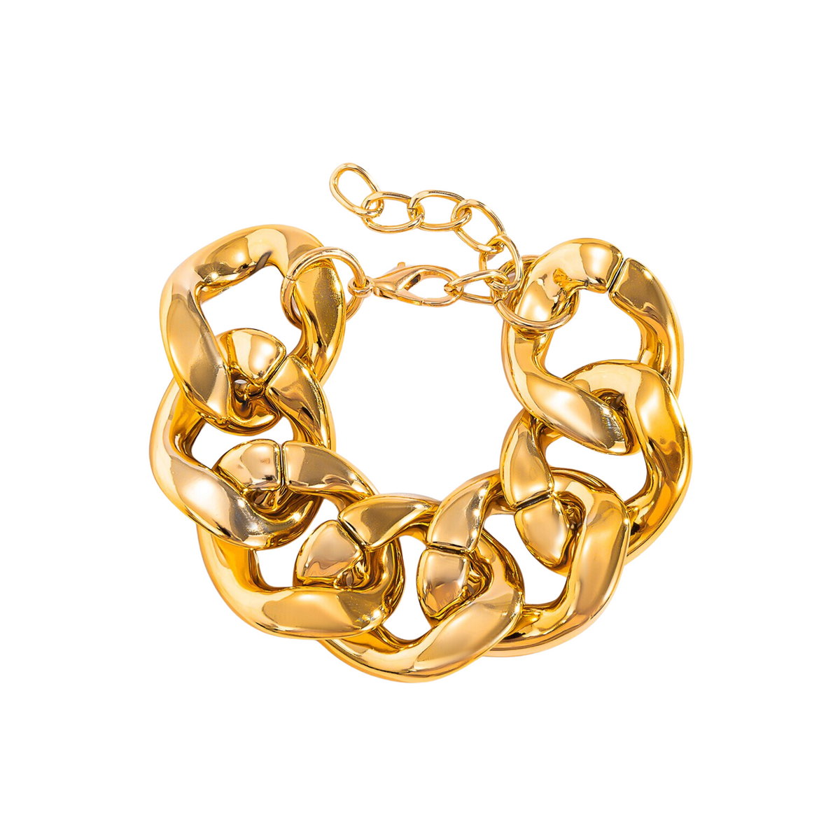 Thick Square Chain Bracelet