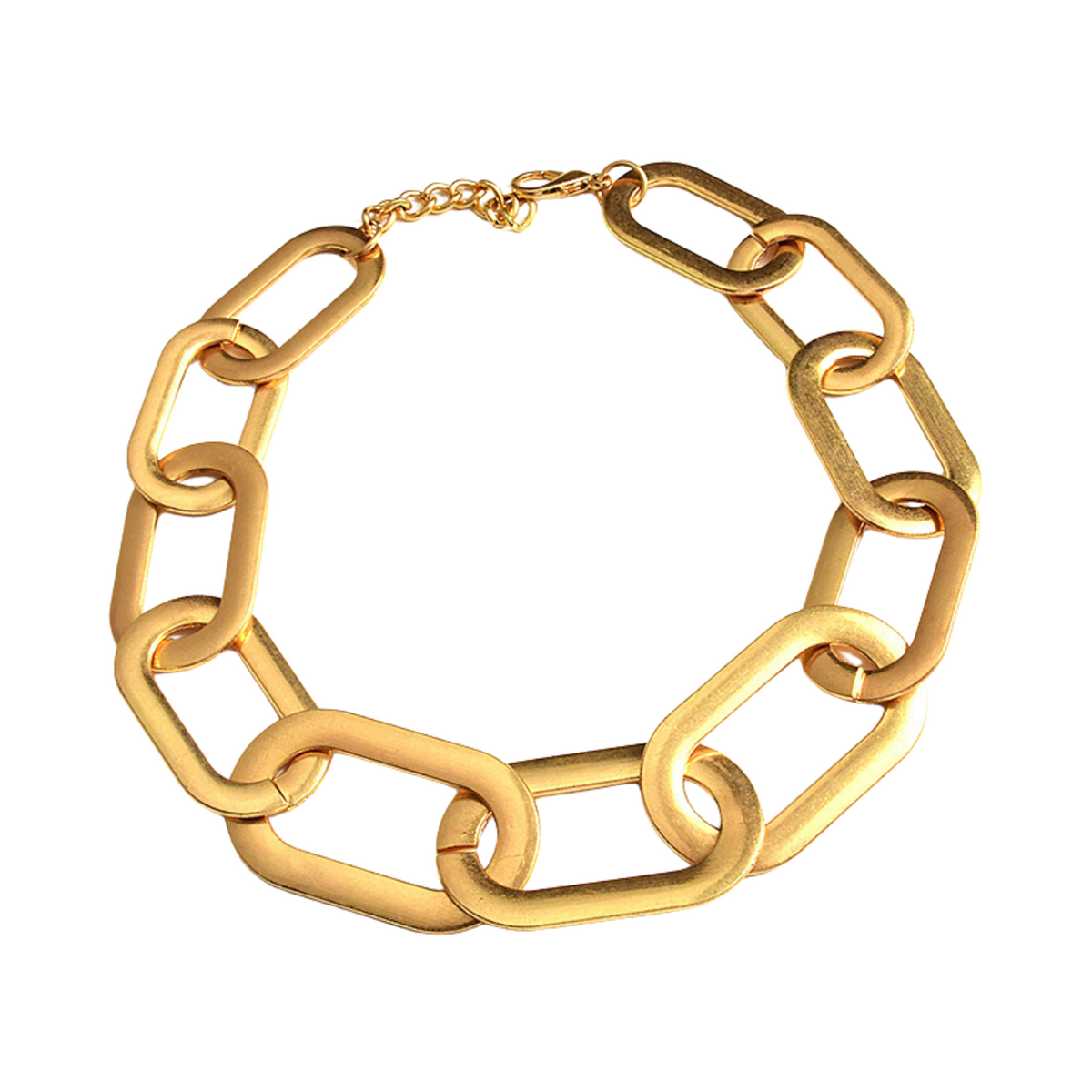 Gold Plated Cable Chain Necklace