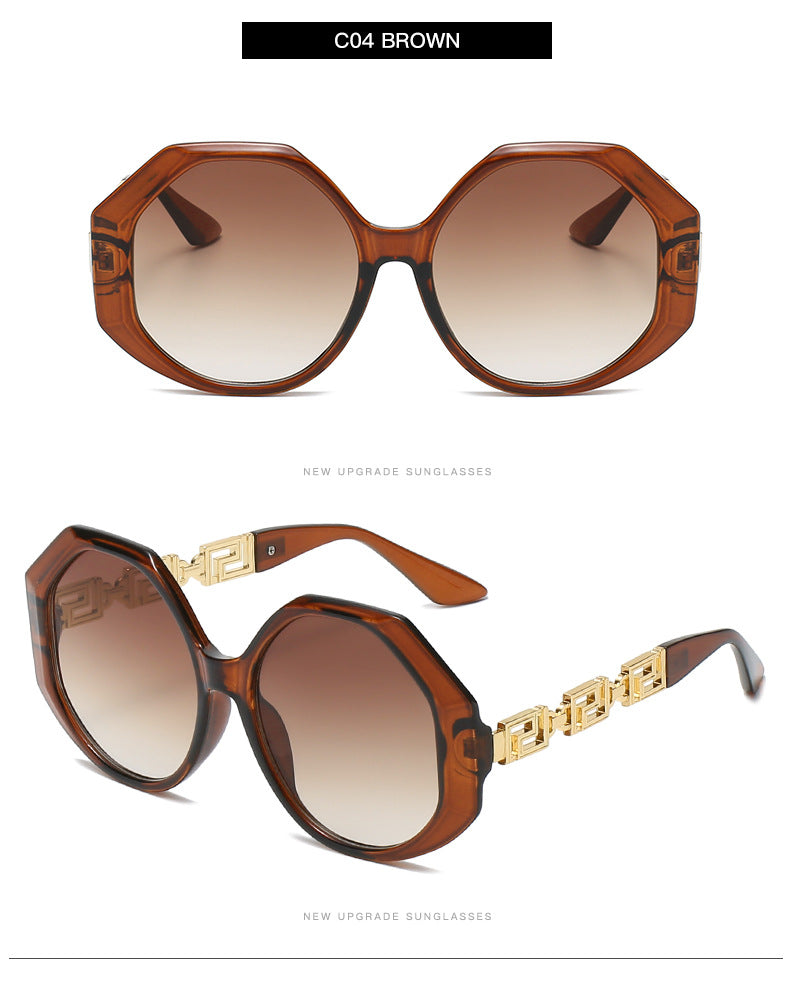 Polygonal Retro Sunglasses