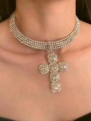 Cross Zircon Necklace