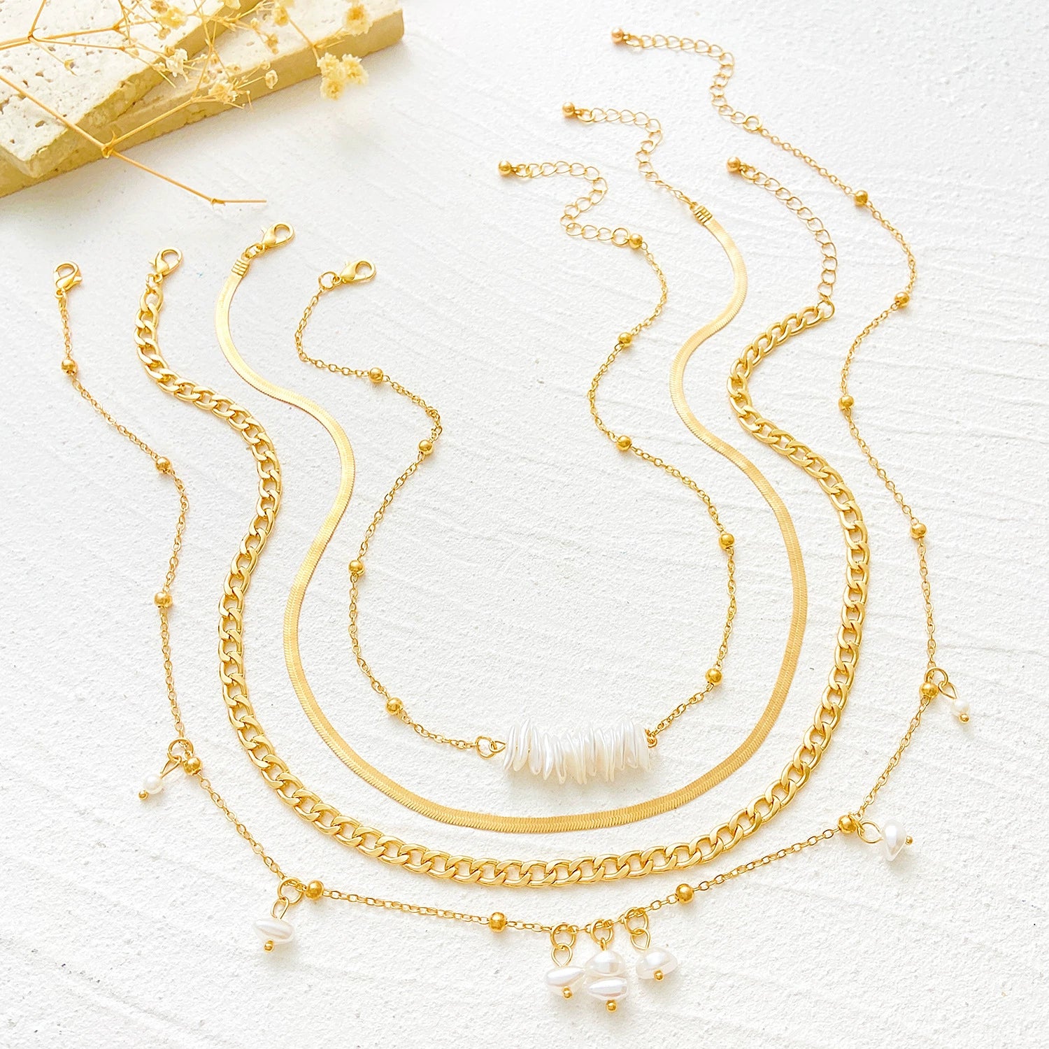 Multi-Layer Pearl Necklace