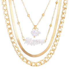 Multi-Layer Pearl Necklace