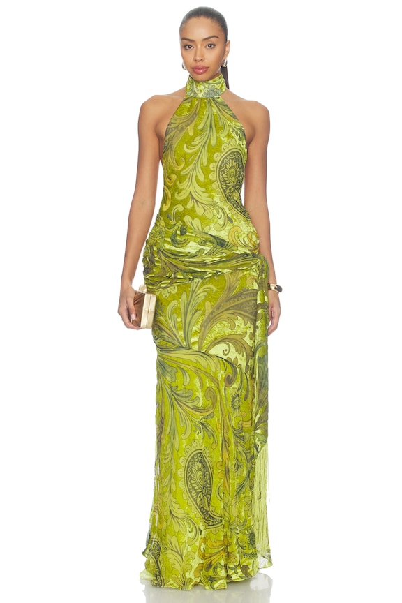 Protea Velvet Dress