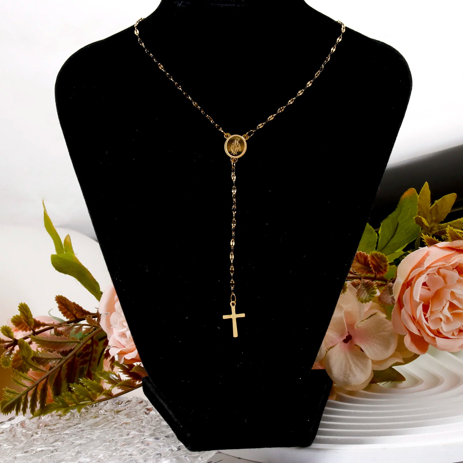 Gold Plated Cross Necklace