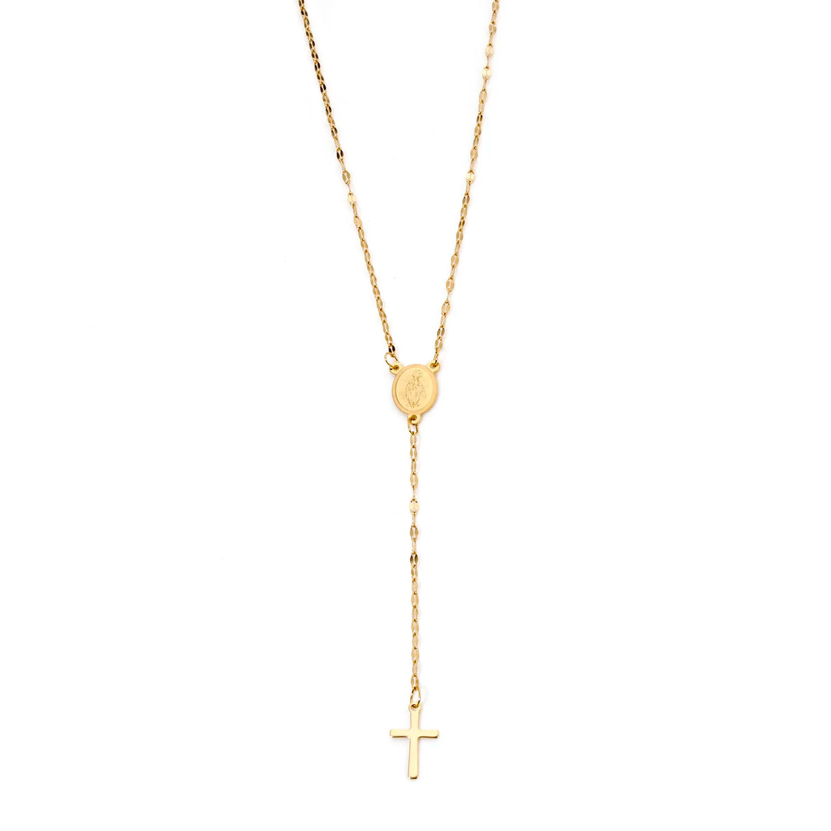 Gold Plated Cross Necklace