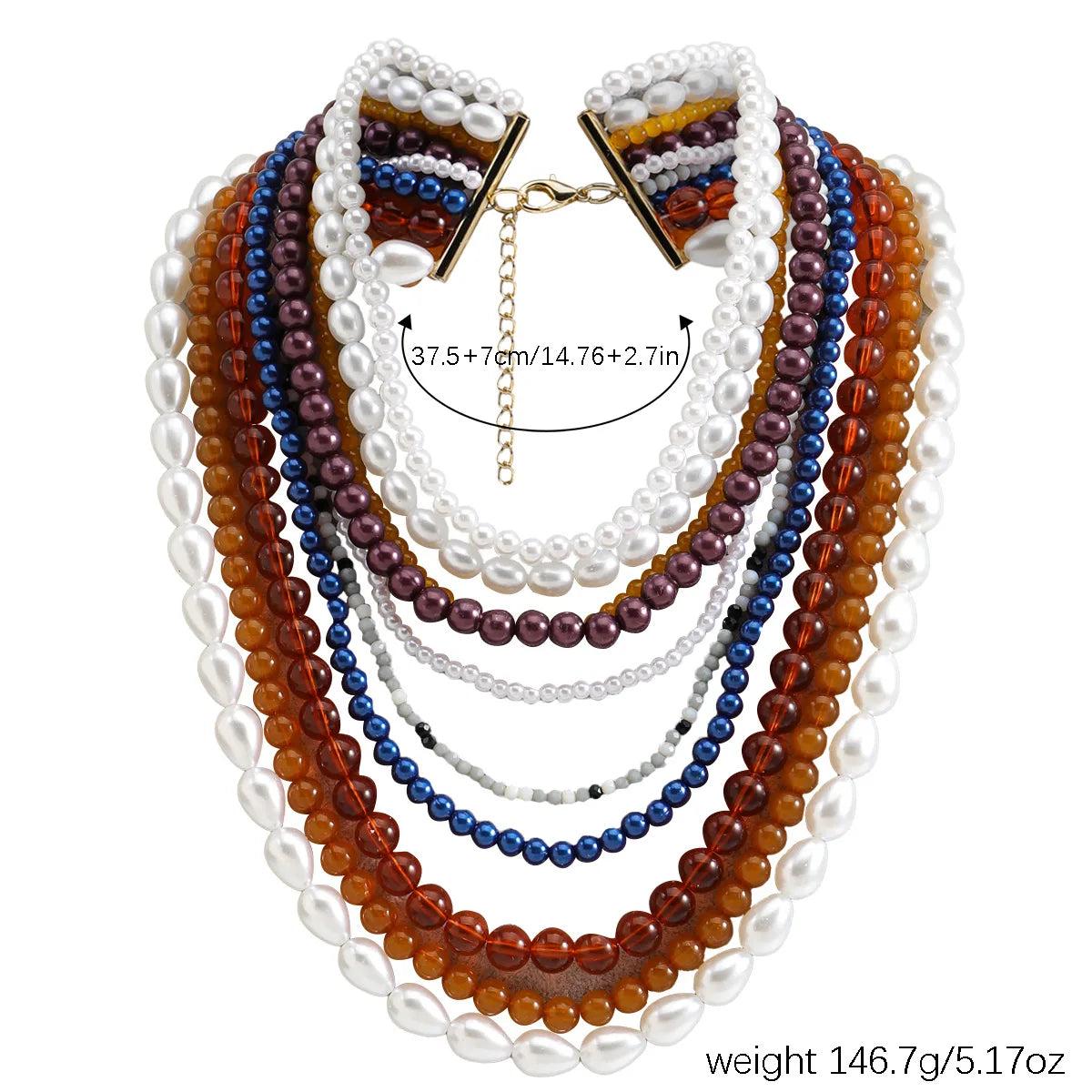 Multi-layer Faux Pearl Necklace