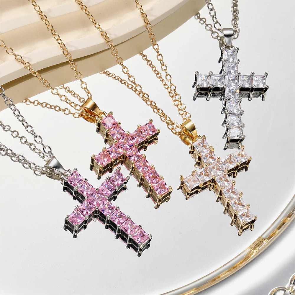 Crystal Cross Pendant