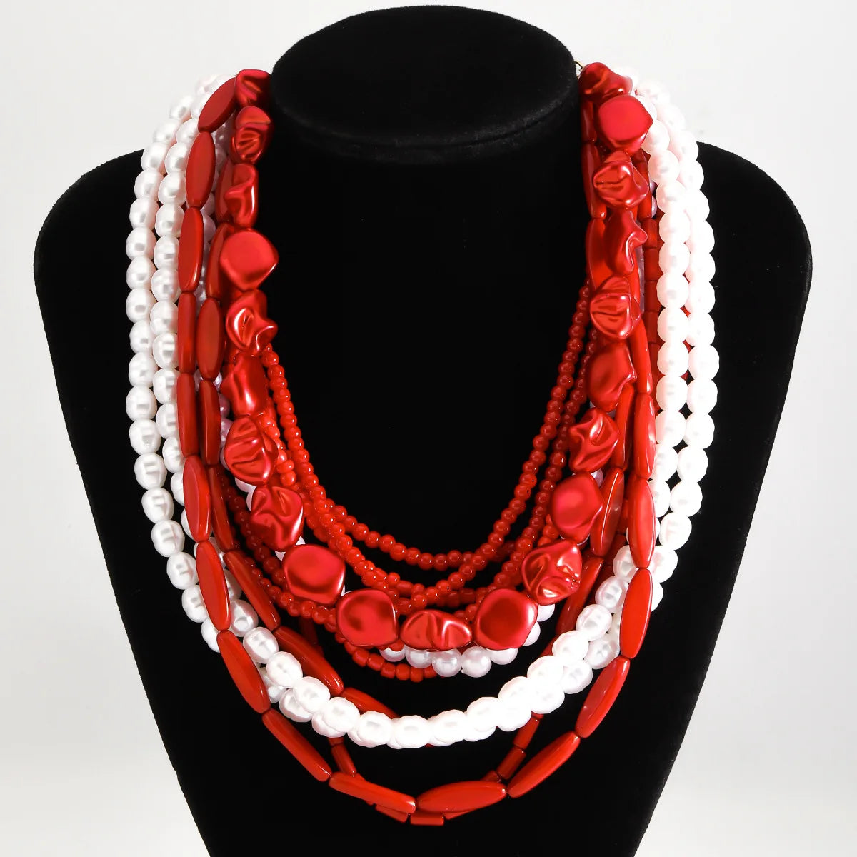 Multi-layer Faux Pearl Necklace