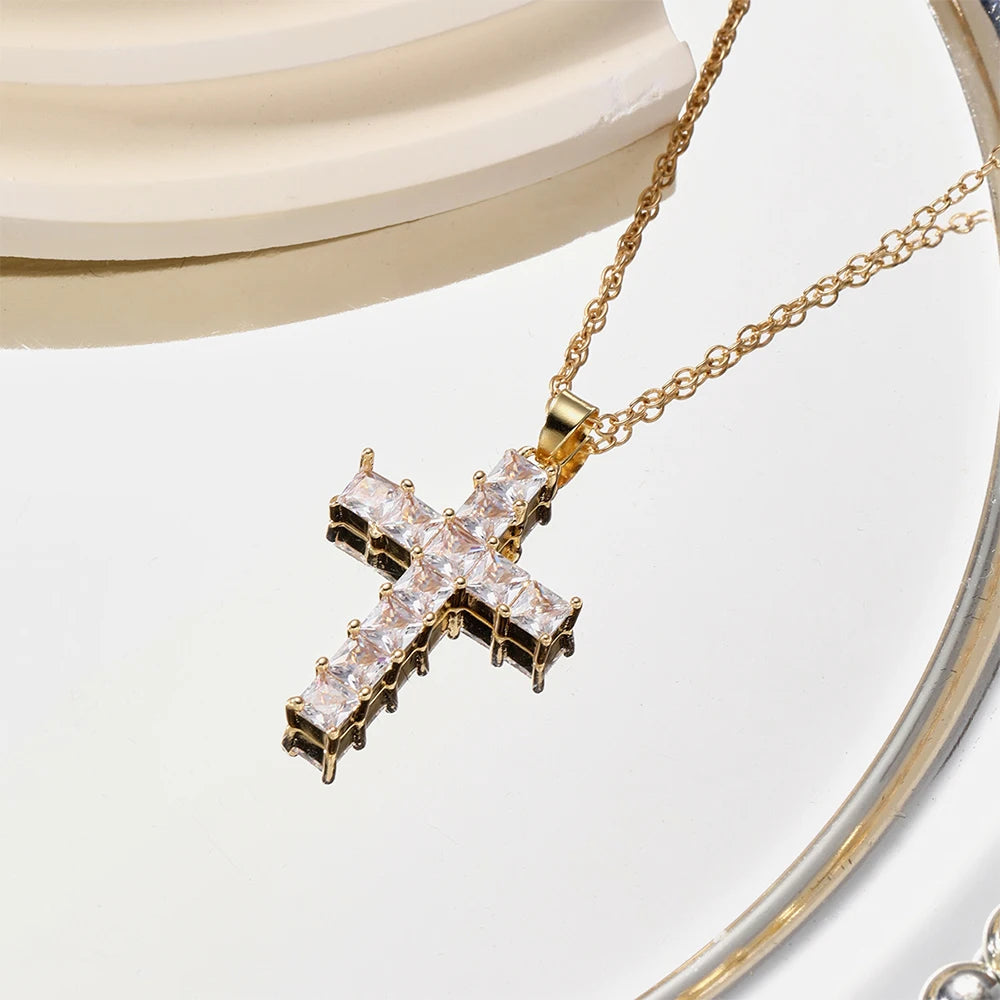 Crystal Cross Pendant