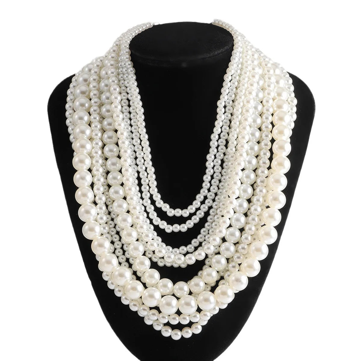 Multi-layer Faux Pearl Necklace