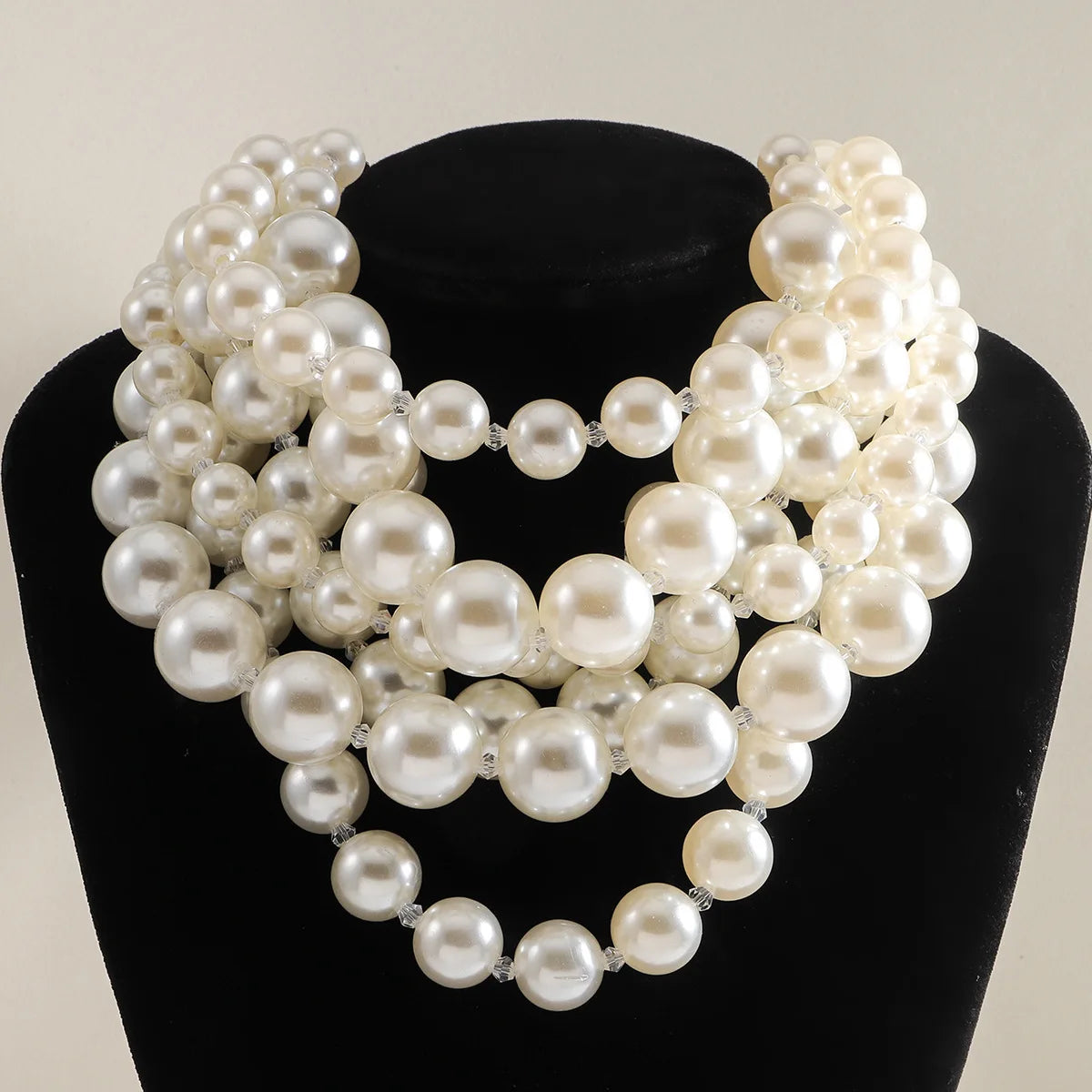 Multi-layer Faux Pearl Necklace