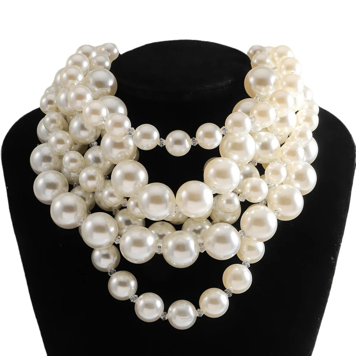 Multi-layer Faux Pearl Necklace