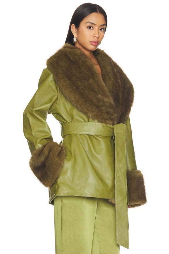 Daly Leather Coat