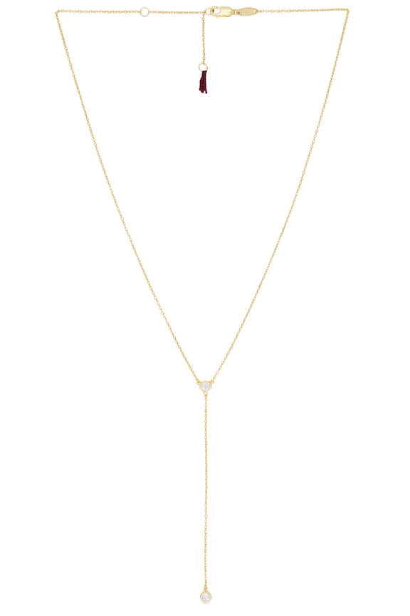 Solitaire Lariat Necklace