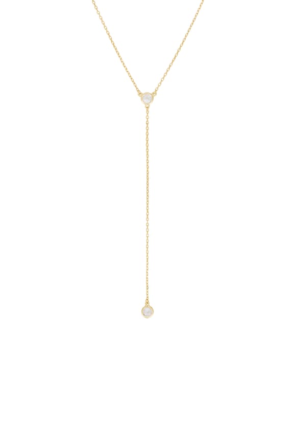 Solitaire Lariat Necklace