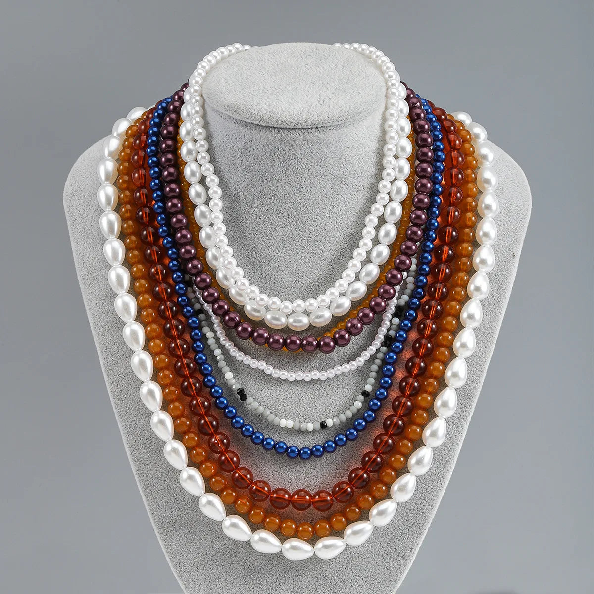 Multi-layer Faux Pearl Necklace