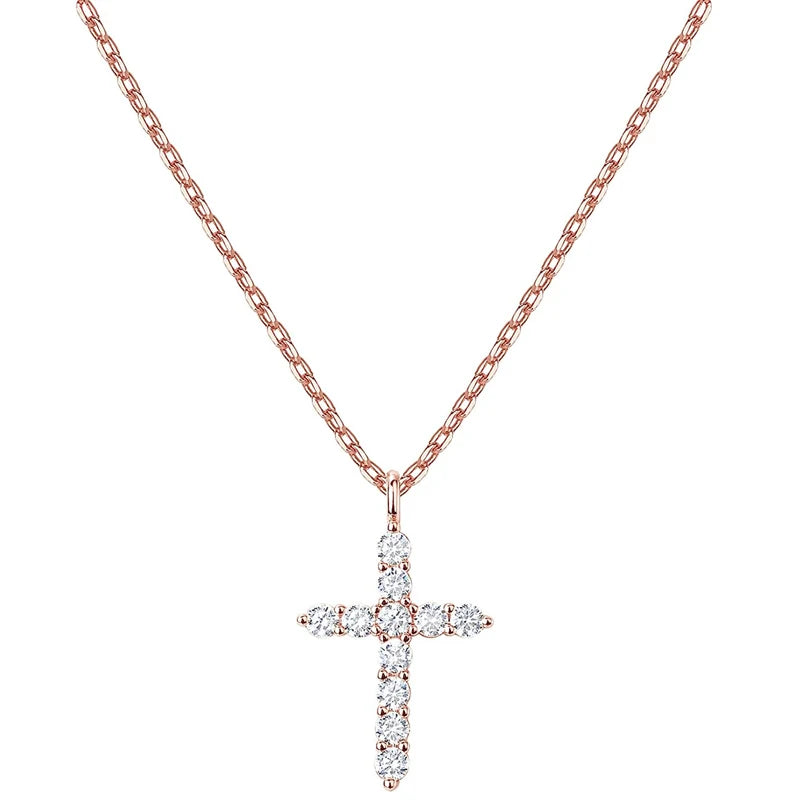 14K Gold Plated Cross Necklace