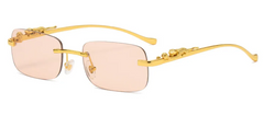 Square Frameless Anti Glare Sunglasses