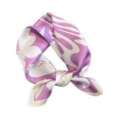 Printed Silk Square Scarf