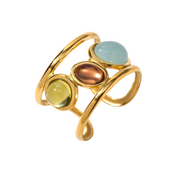 Pre Order:  French Retro Stone Adjustable Ring