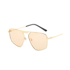 Pre Order:  Retro Big Polygon Shape Frame Sunglasses