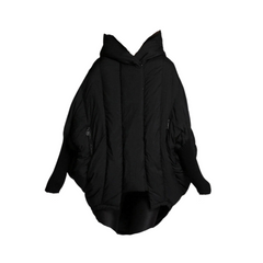 Oversized Loose Puff Hooded Cloak Jacket