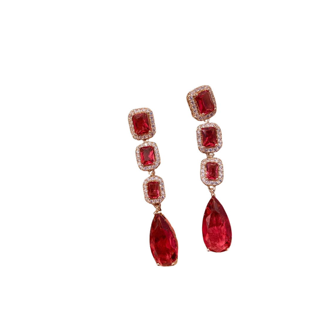 Cubic Zirconia Drop Earrings