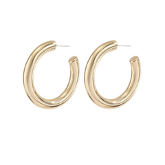 Big Circle Hoop Earrings