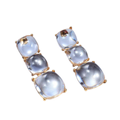 Chic Geometric Resin Drop Earrings