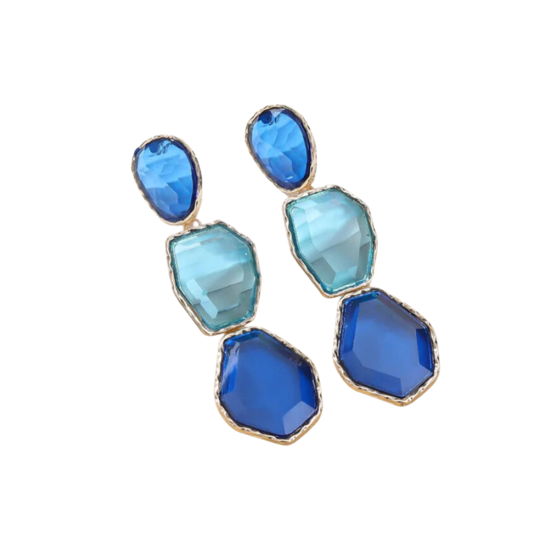 Elegant Transparent Resin Drop Earrings