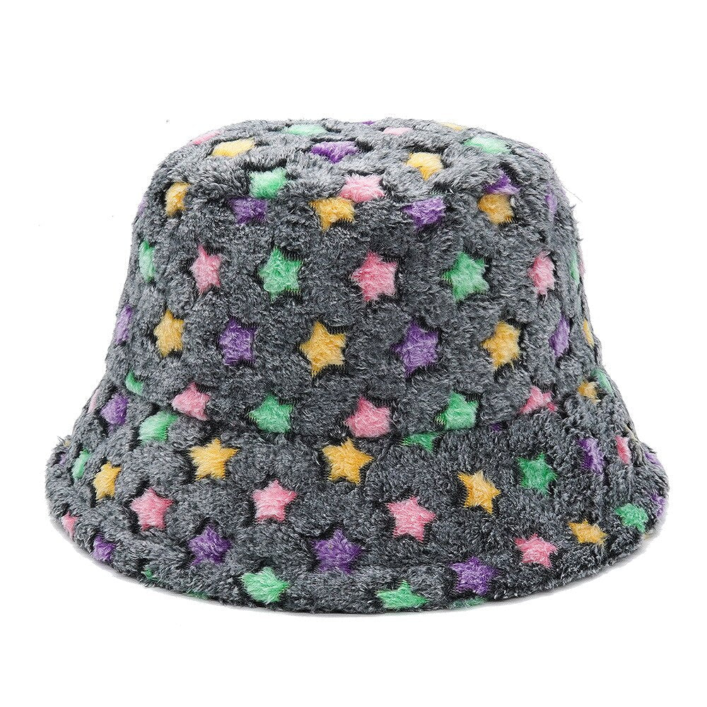 Assorted Faux Fur Bucket Hat - Kelly Obi New York