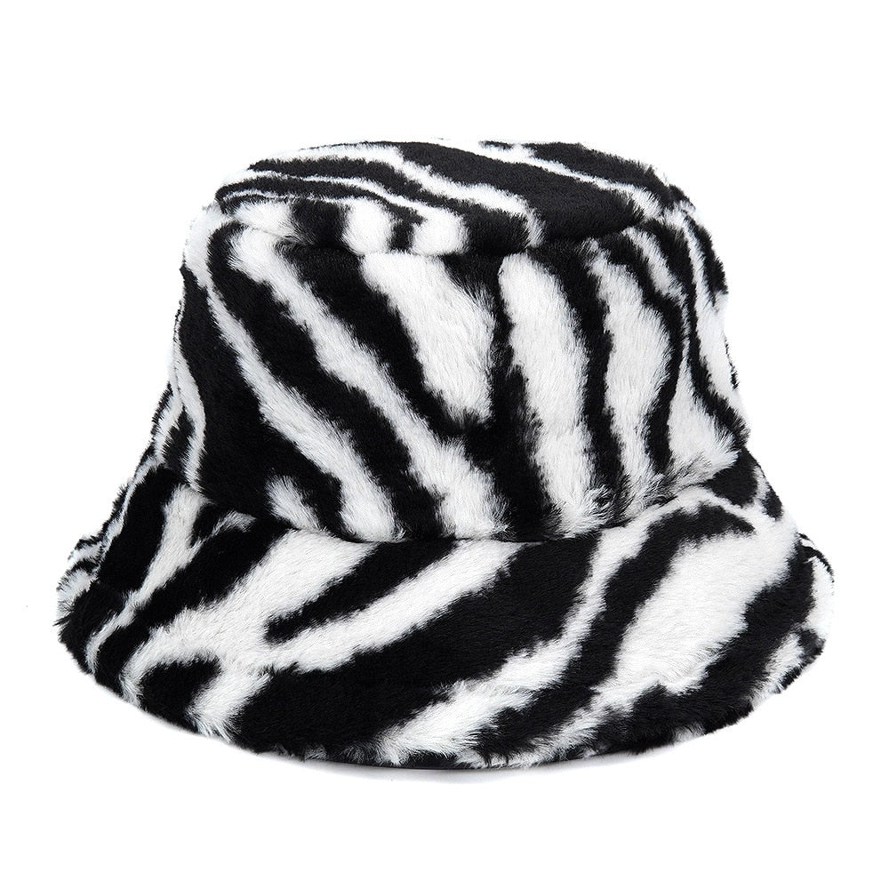 Assorted Faux Fur Bucket Hat - Kelly Obi New York