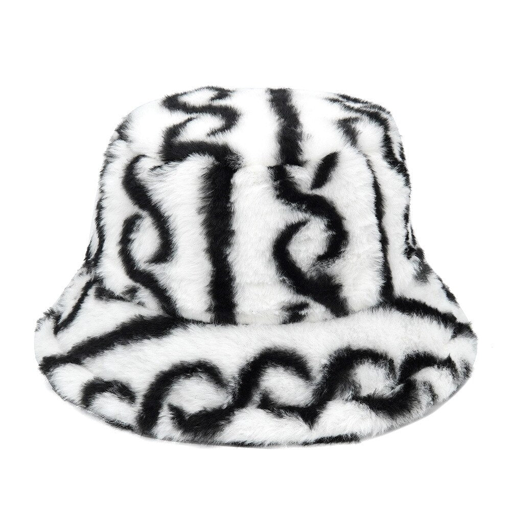 Assorted Faux Fur Bucket Hat - Kelly Obi New York