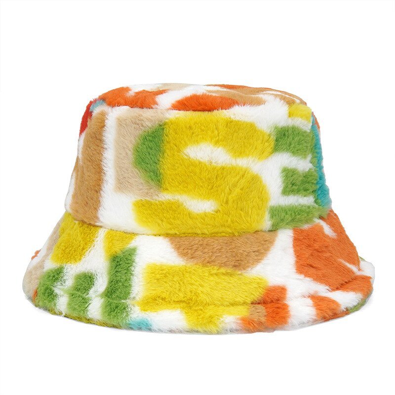 Assorted Faux Fur Bucket Hat - Kelly Obi New York