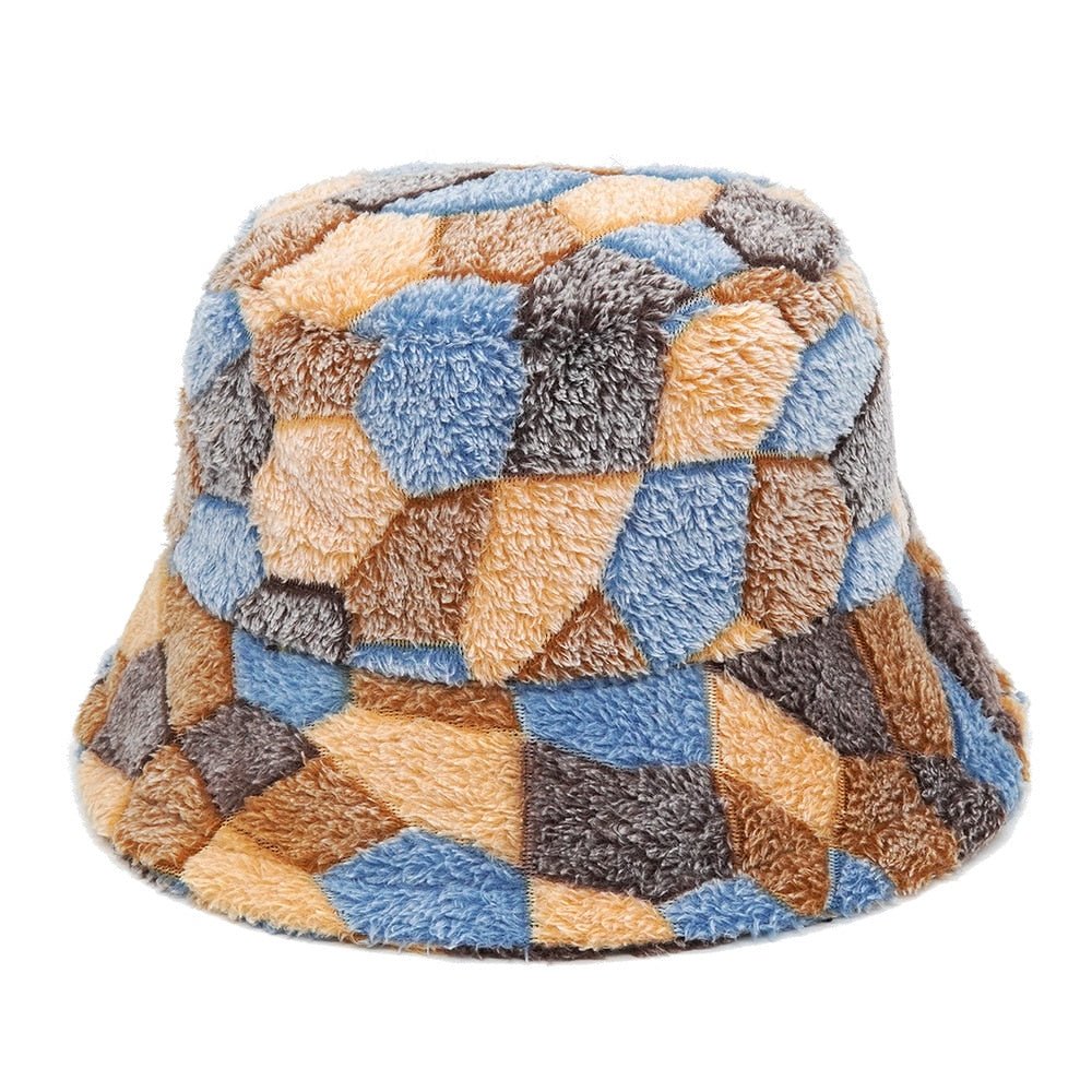 Assorted Faux Fur Bucket Hat - Kelly Obi New York