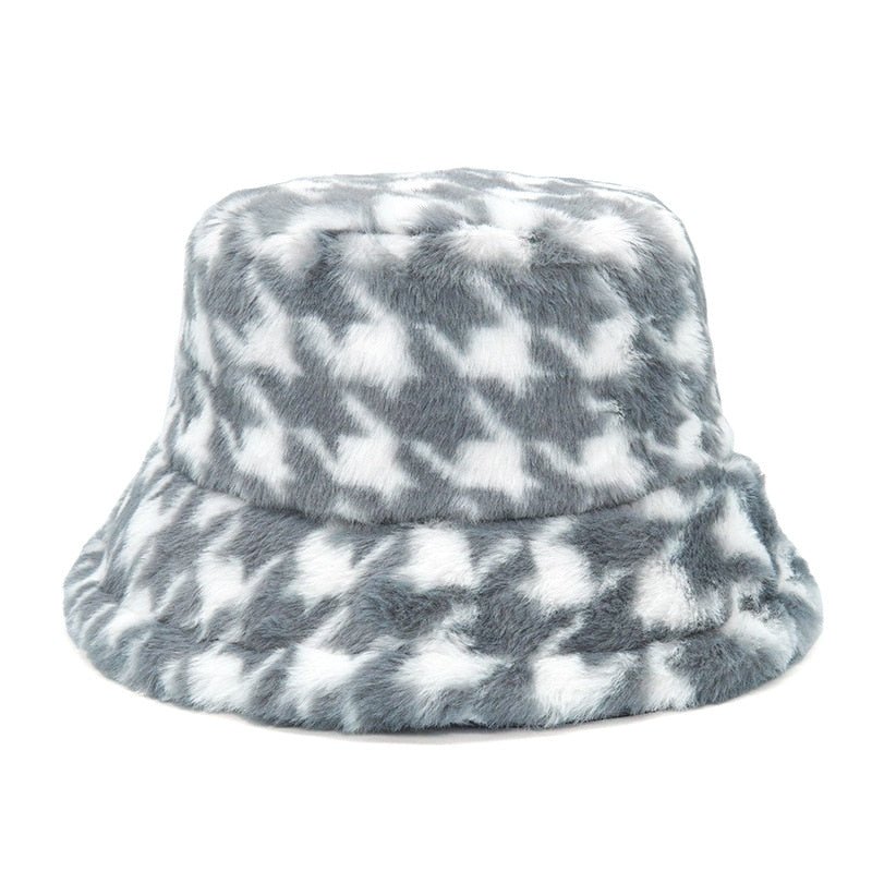 Assorted Faux Fur Bucket Hat - Kelly Obi New York