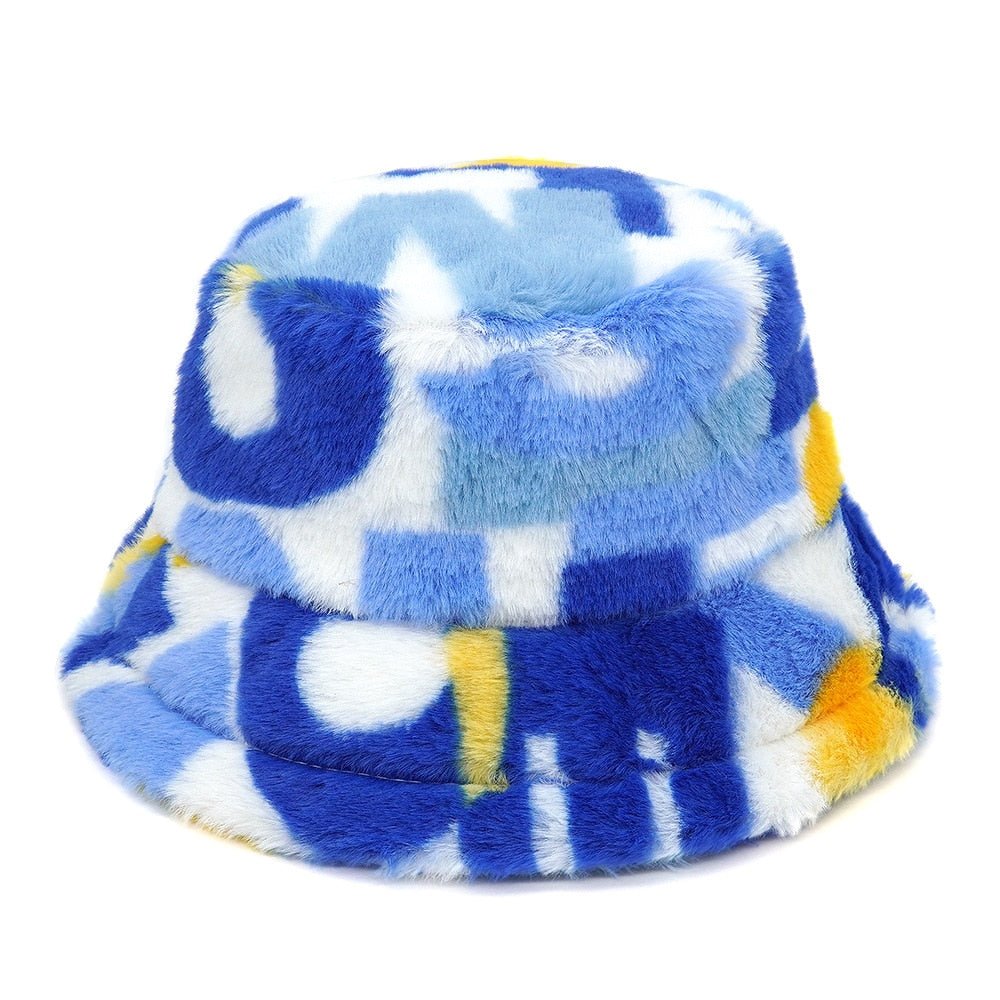 Assorted Faux Fur Bucket Hat - Kelly Obi New York