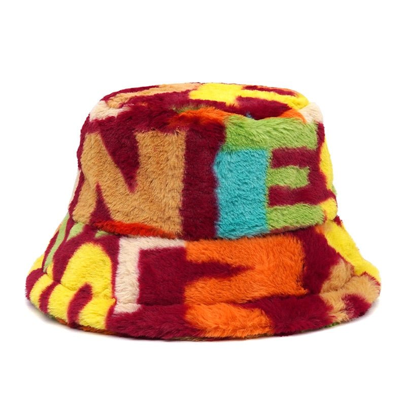 Assorted Faux Fur Bucket Hat - Kelly Obi New York