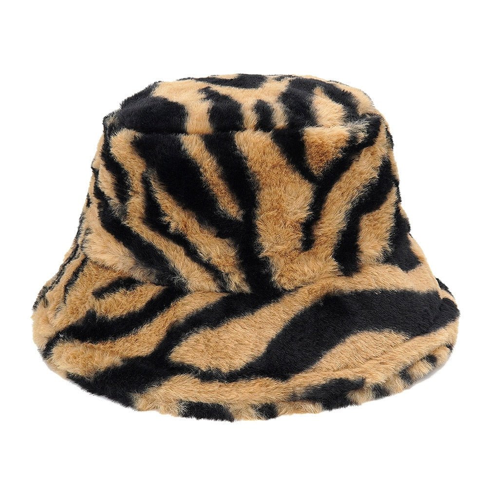 Assorted Faux Fur Bucket Hat - Kelly Obi New York