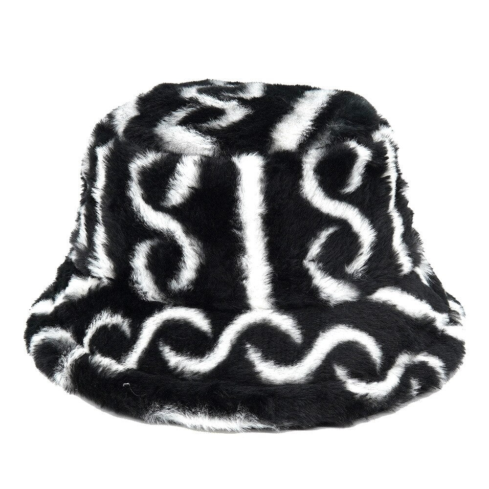 Assorted Faux Fur Bucket Hat - Kelly Obi New York