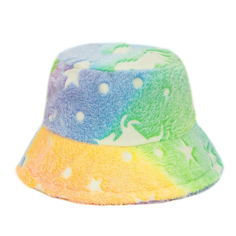 Assorted Faux Fur Bucket Hat - Kelly Obi New York