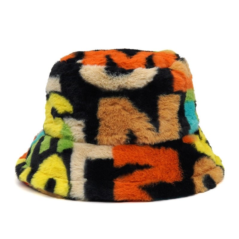 Assorted Faux Fur Bucket Hat - Kelly Obi New York