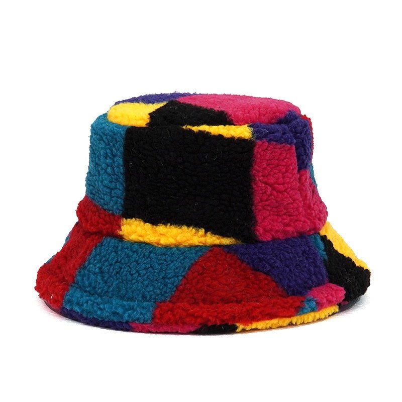 Assorted Faux Fur Bucket Hat - Kelly Obi New York