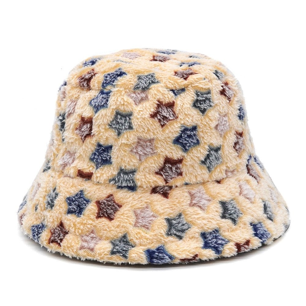 Assorted Faux Fur Bucket Hat - Kelly Obi New York