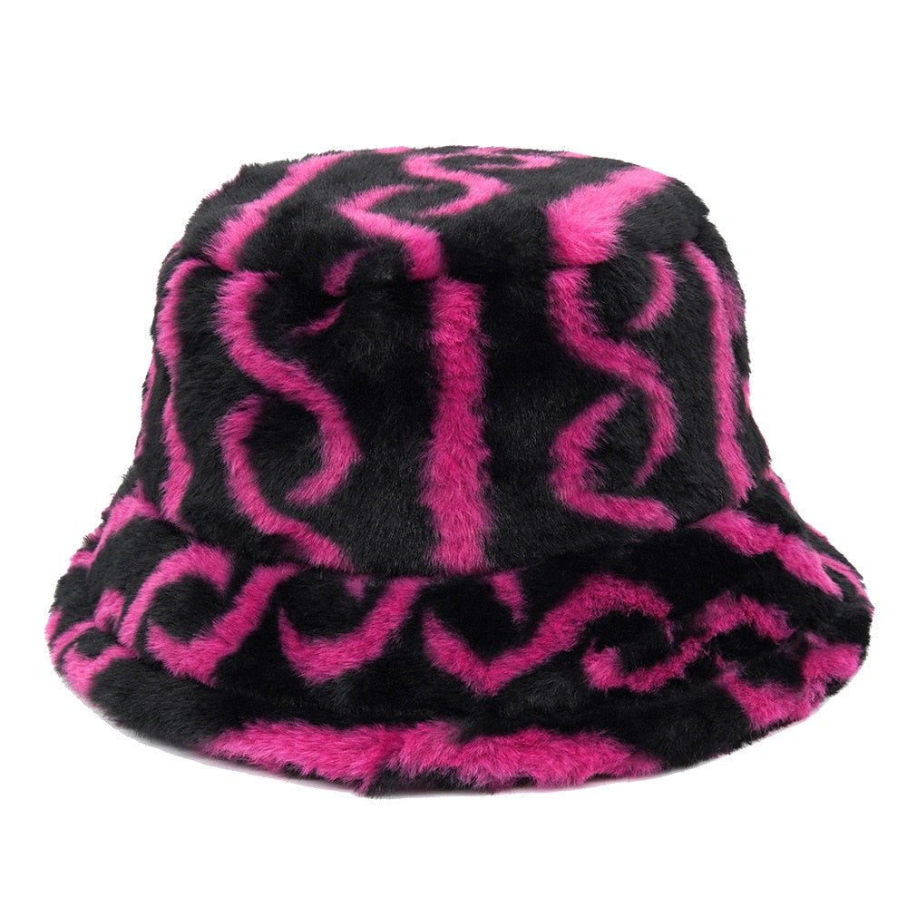 Assorted Faux Fur Bucket Hat - Kelly Obi New York