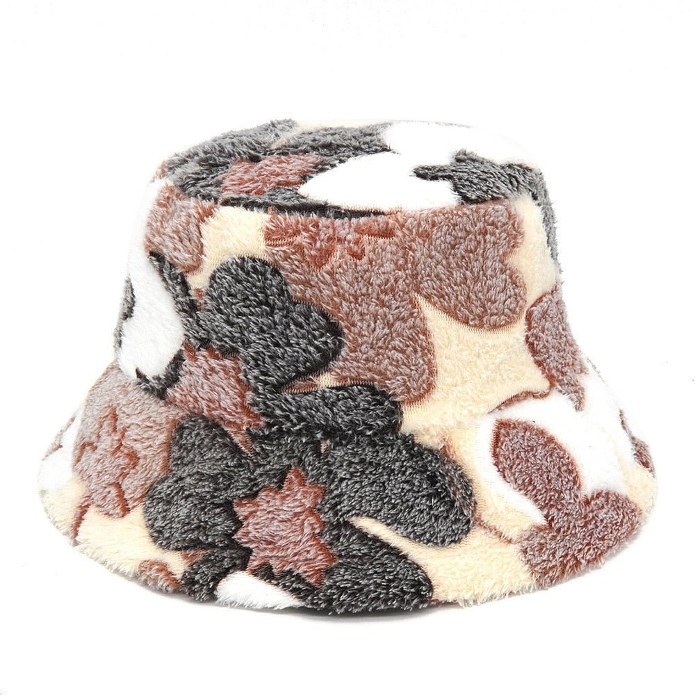 Assorted Faux Fur Bucket Hat - Kelly Obi New York