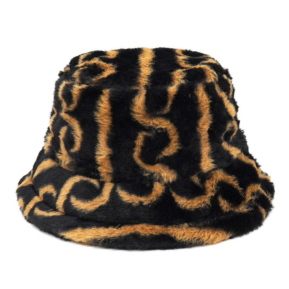 Assorted Faux Fur Bucket Hat - Kelly Obi New York