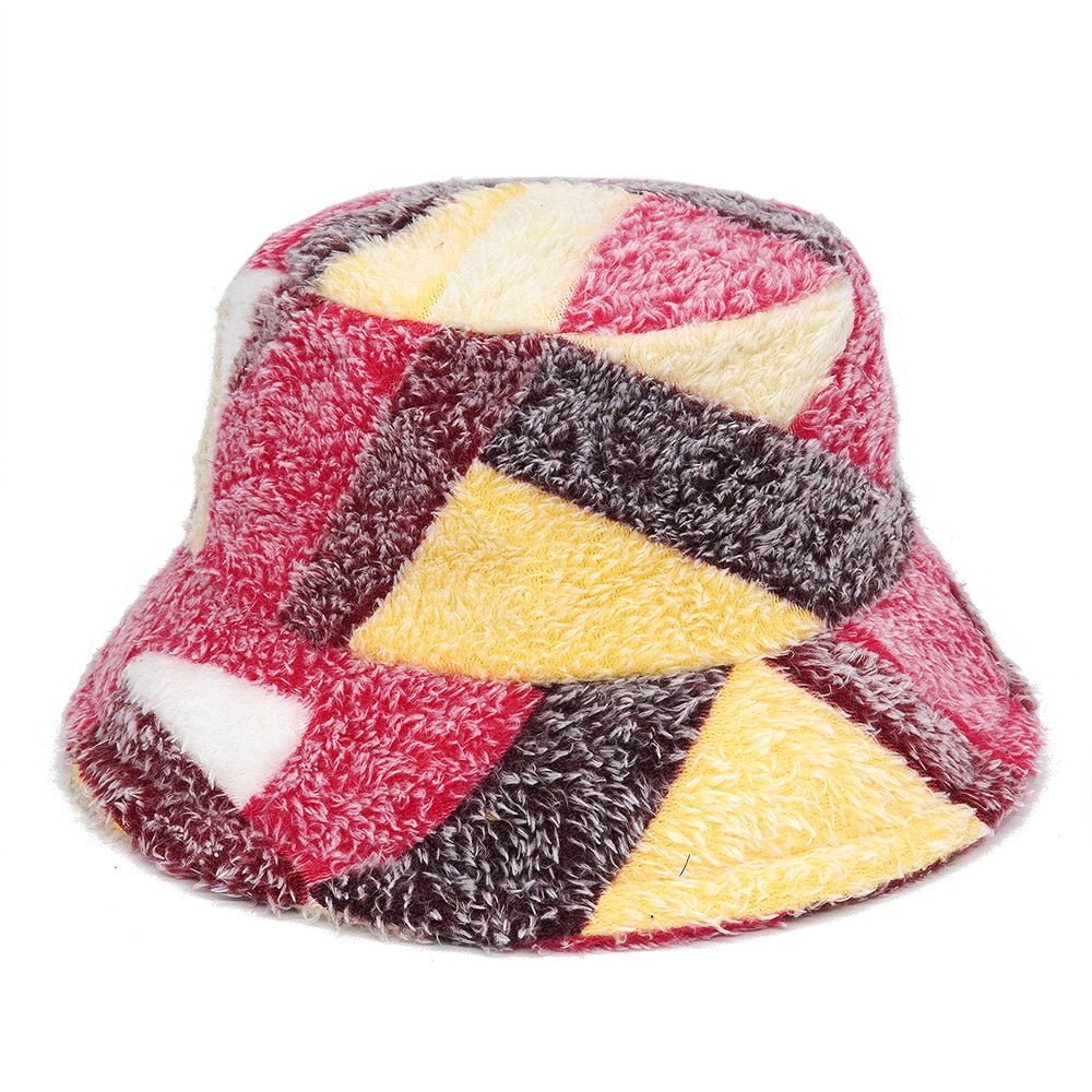 Assorted Faux Fur Bucket Hat - Kelly Obi New York