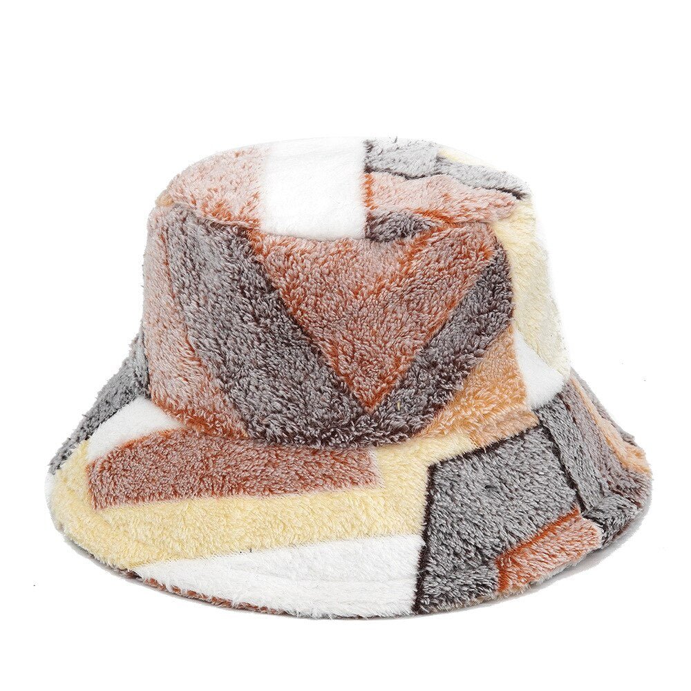 Assorted Faux Fur Bucket Hat - Kelly Obi New York