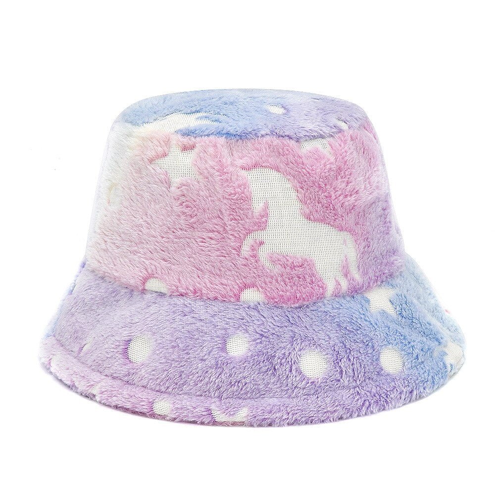 Assorted Faux Fur Bucket Hat - Kelly Obi New York